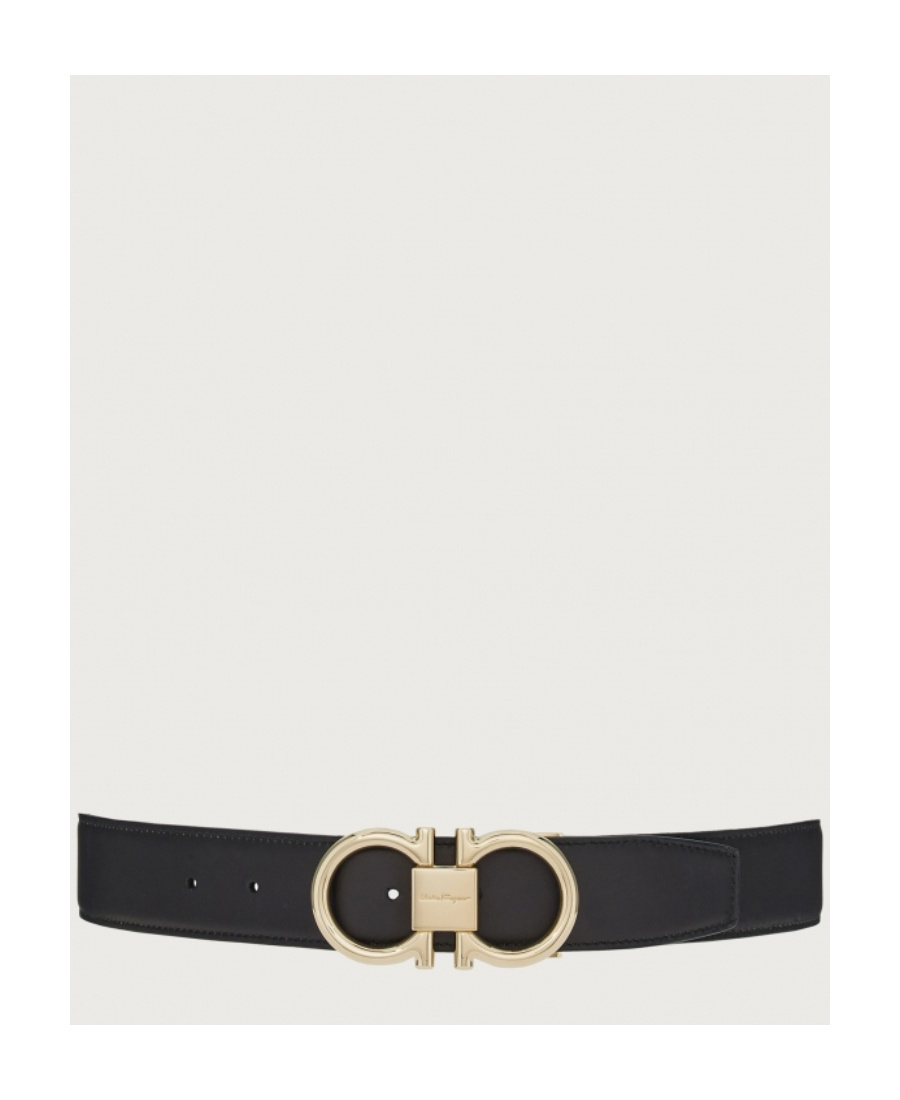 Ferragamo Salvatore Reversible Belt In Black