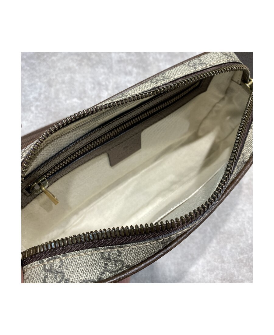 Gucci Ophidia Gg Belt Bag In Gray
