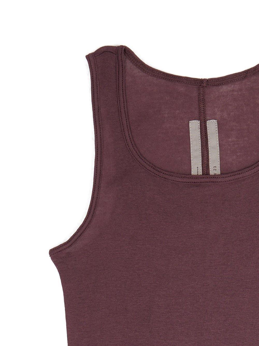Rick Owens Organic Cotton Tank Top In Red