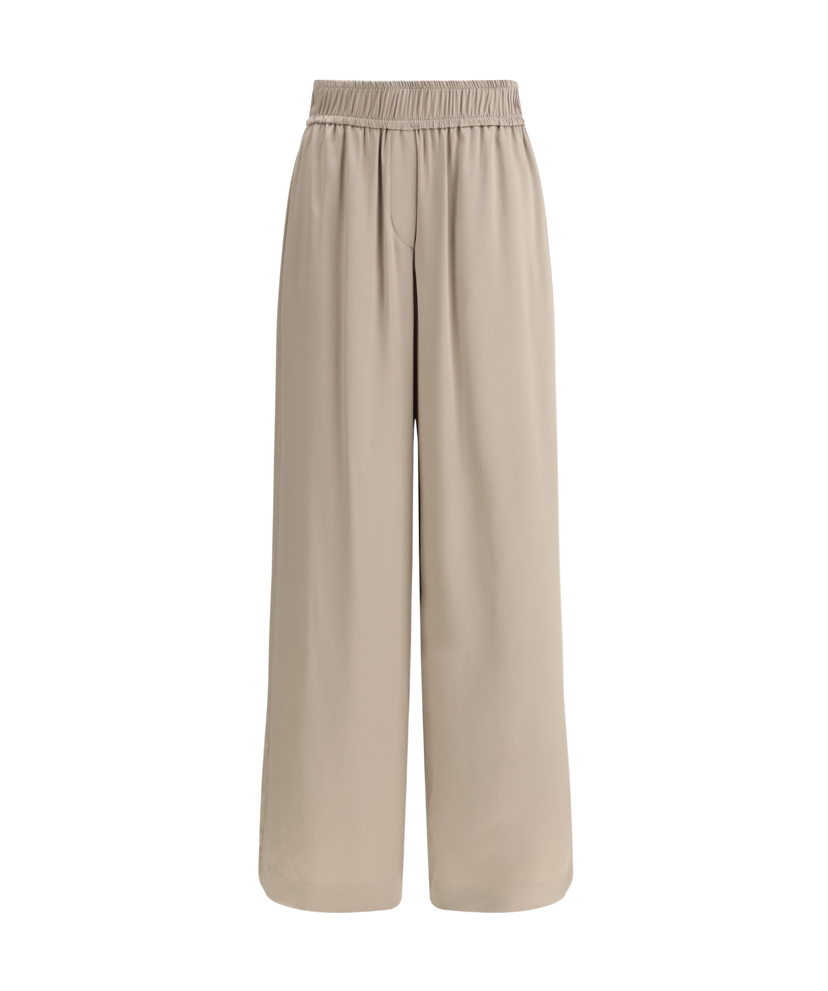 Brunello Cucinelli Palazzo Pants In Nude