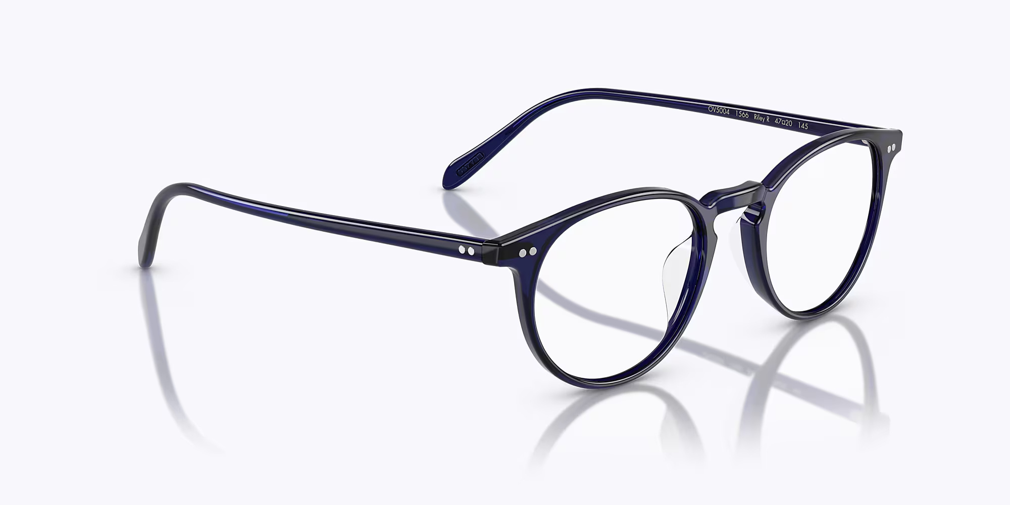 Oliver Peoples Full Frame Plain Mirror In Black