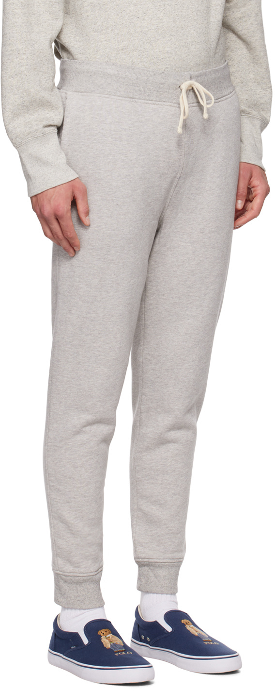 Polo Ralph Lauren Fleece Slim-cut Joggers In Gray