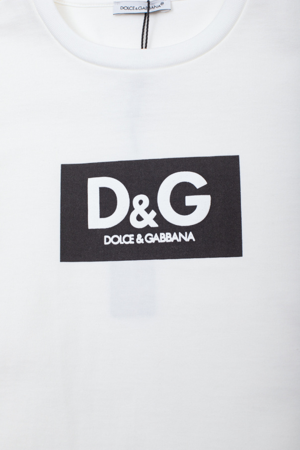 DOLCE & GABBANA LOGO-PRINT T-SHIRT