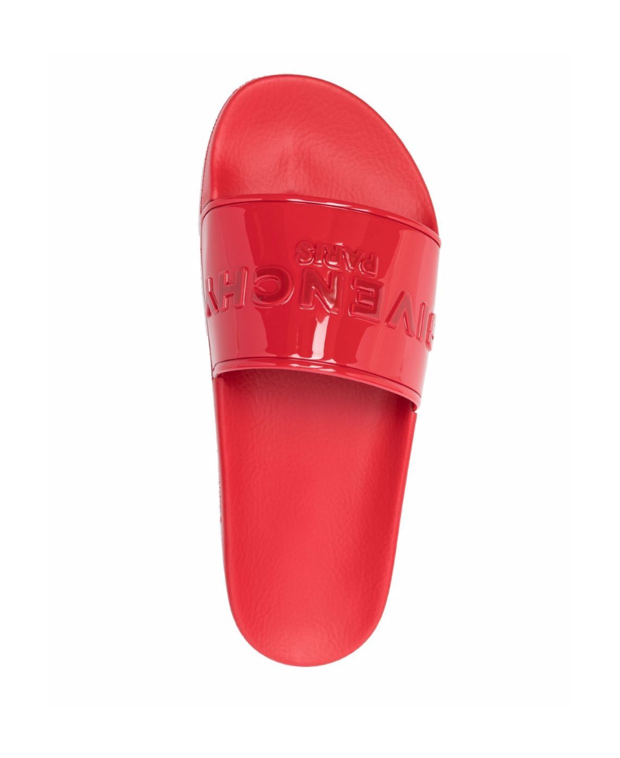 GIVENCHY LOGO-EMBOSSED SLIDES