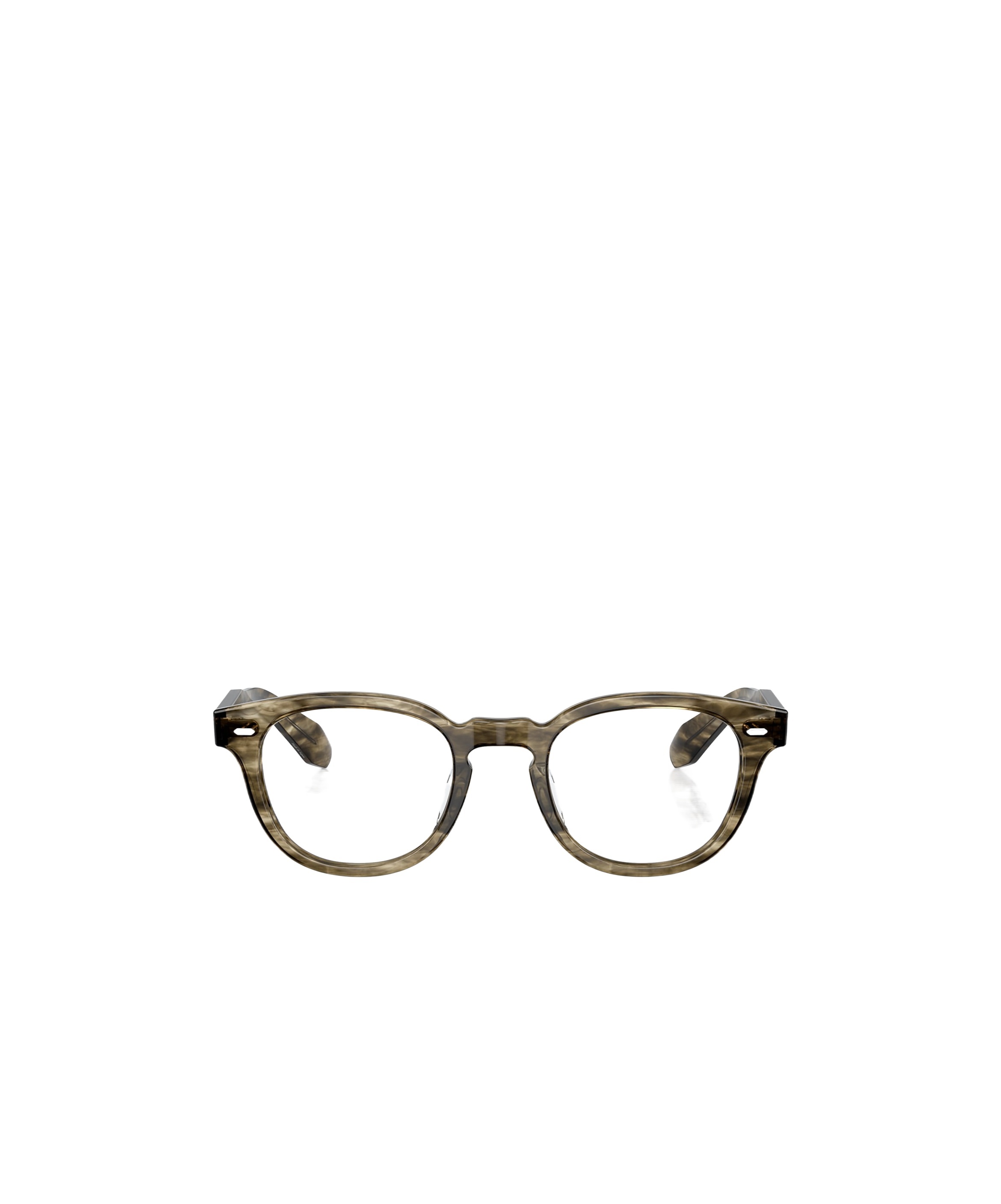 Oliver Peoples Full Frame Plain Mirror In Brown