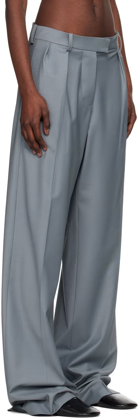 16arlington Plain Weave Wide-leg Trousers