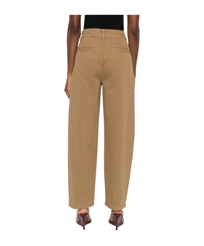 Iro Belt Loops Casual Pants In Brown