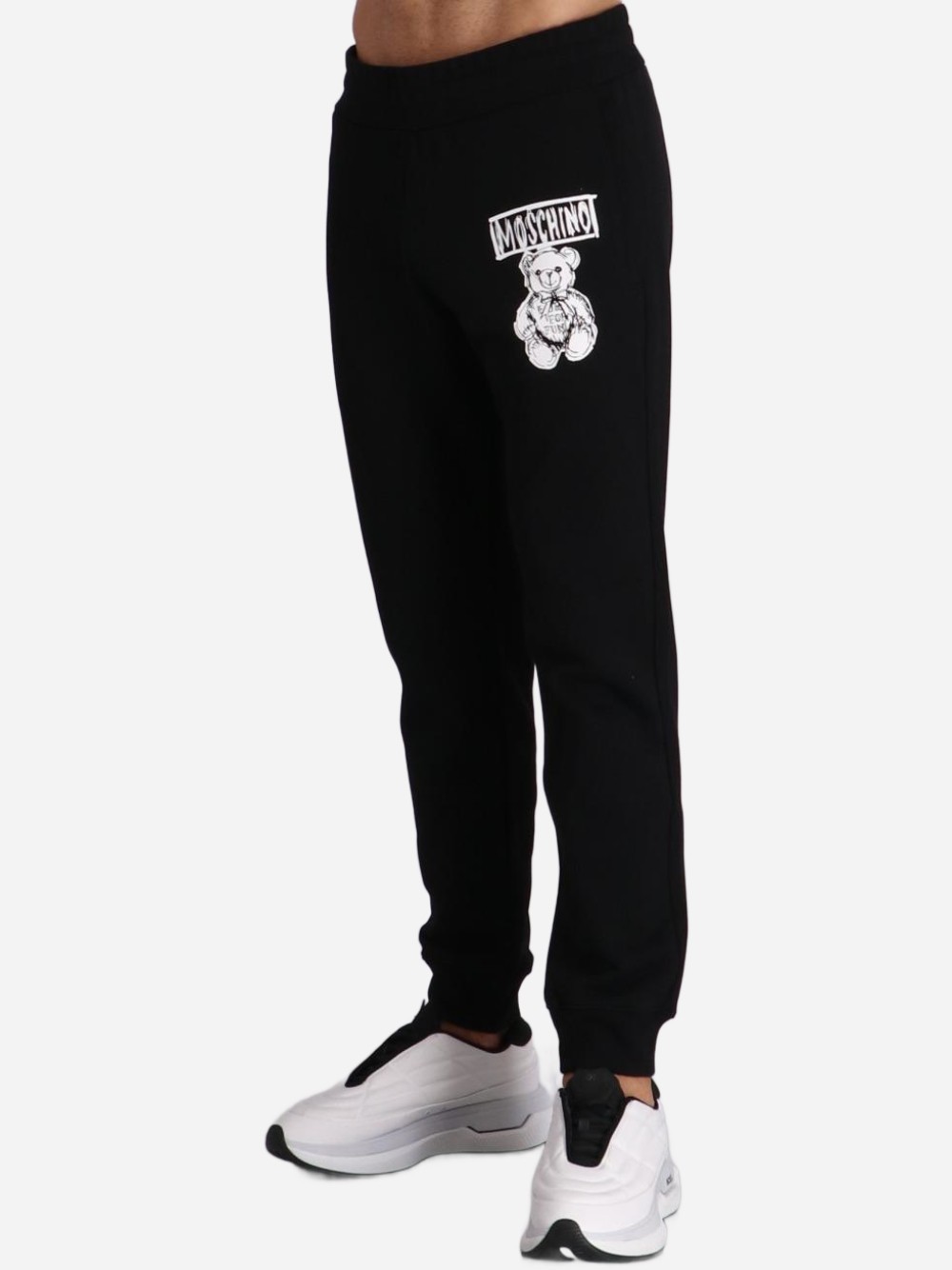 Moschino Black Teddy Bear Sweatpants In Black
