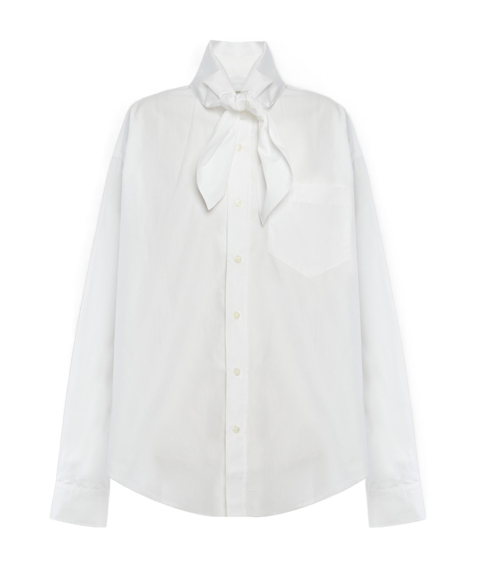 Ami Alexandre Mattiussi Ami Paris Long-sleeved Button-up Shirt In White