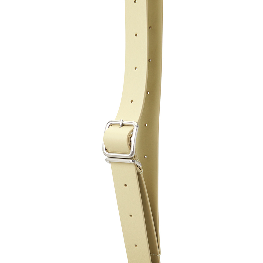 Jil Sander Logo Shoulder Bag In Nude