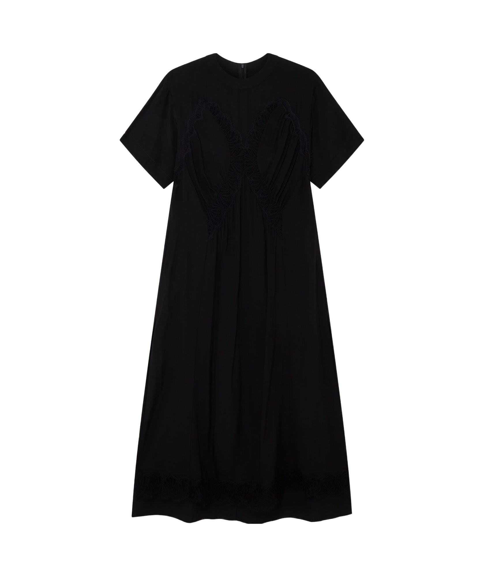 Stella Mccartney Lace Detail Dress In Black