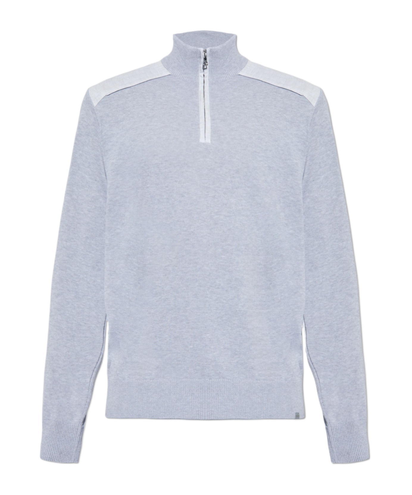 Shop Paul & Shark Panel-detail Jumper In Blue