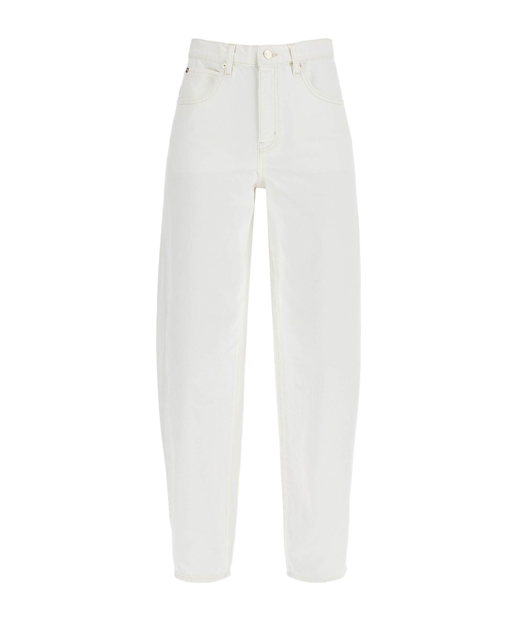 Frame Denim Trousers In White