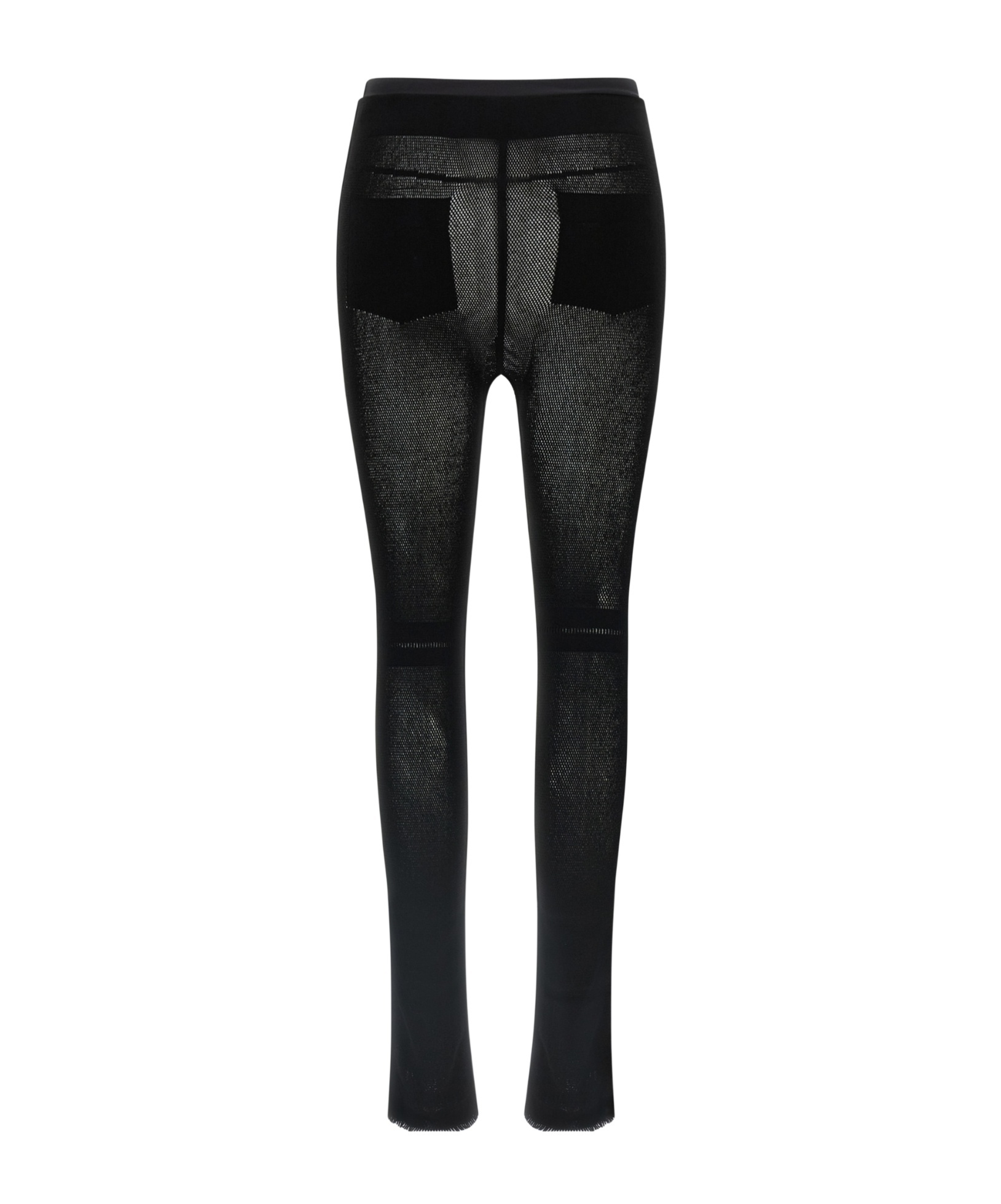 Issey Miyake Seen Unseen Mesh Pants In Black