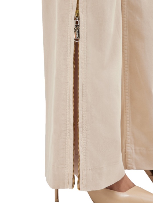Blugirl Ecs Parachute Canvas Trousers In Nude