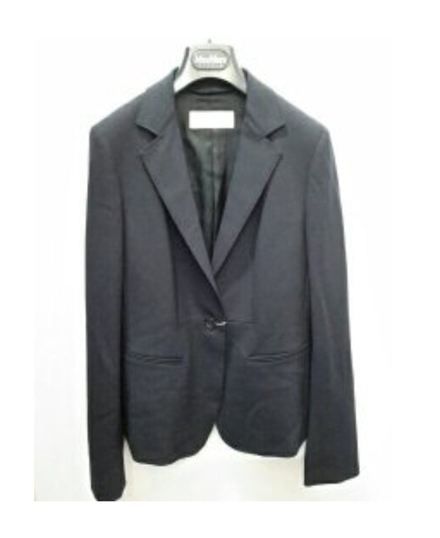 Max Mara Long Sleeved Suit Jacket In Black
