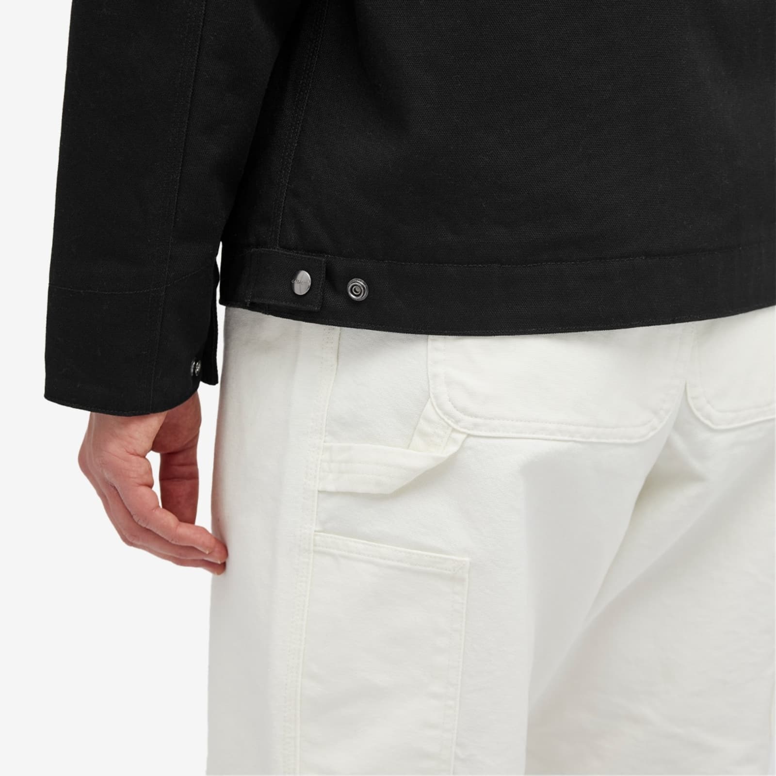 Carhartt Single Knee Pant Sonyc Silver In Cotton In White