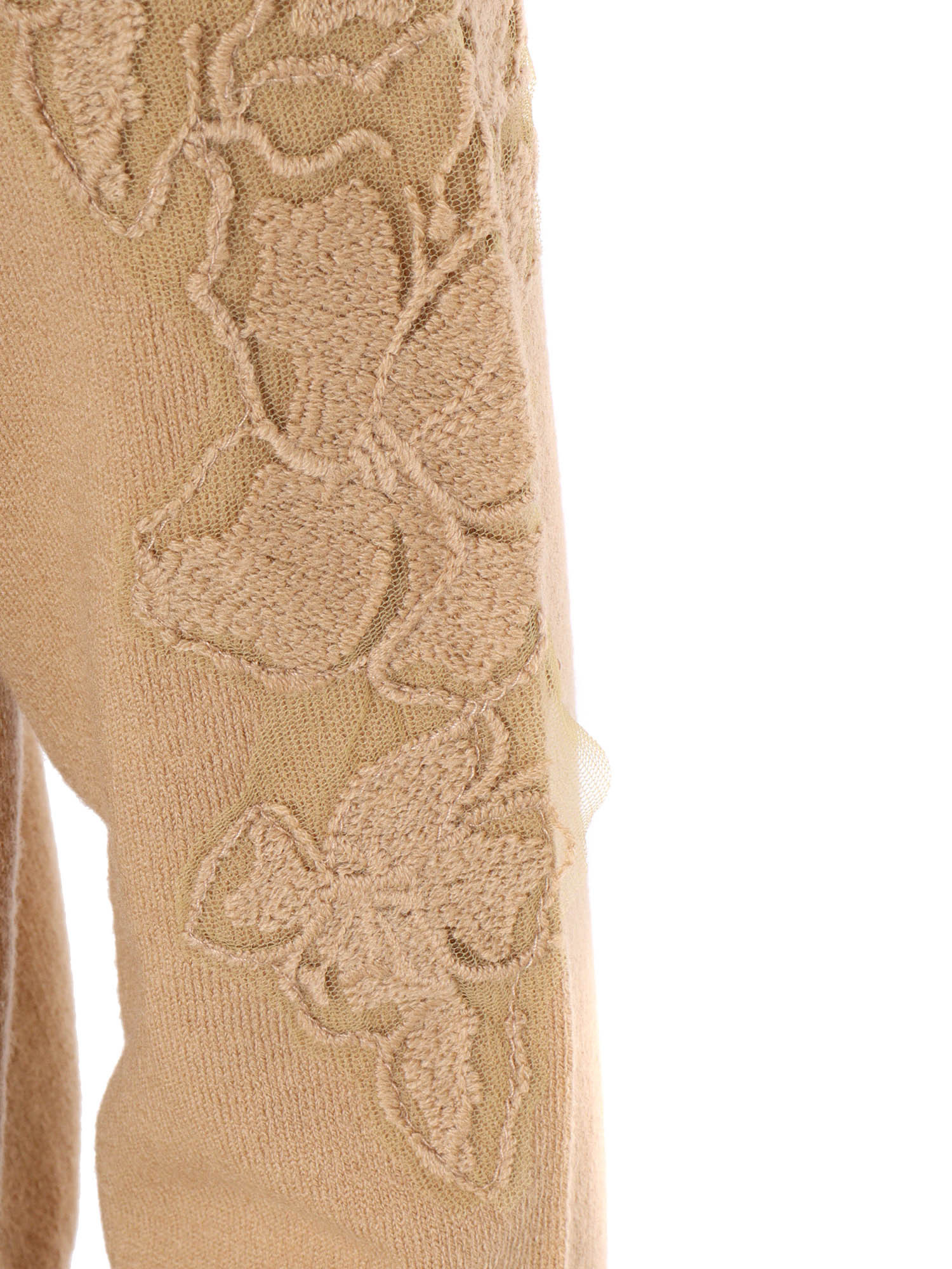 Ermanno Scervino Long-sleeved Pullover In Nude