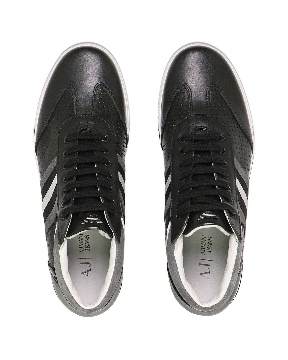 ARMANI JEANS STRAP-UP CASUAL SNEAKERS