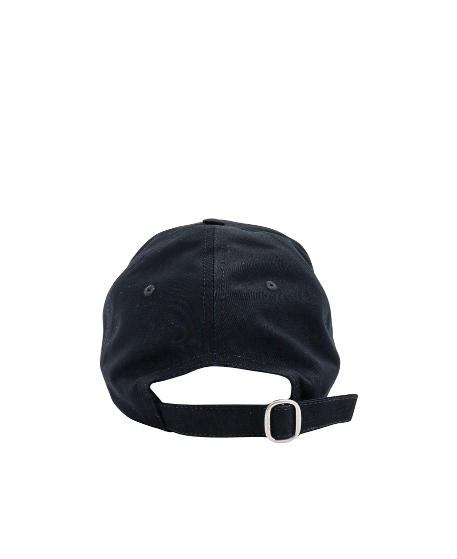 Off-white Logo Cotton Baseball Cap In Black
