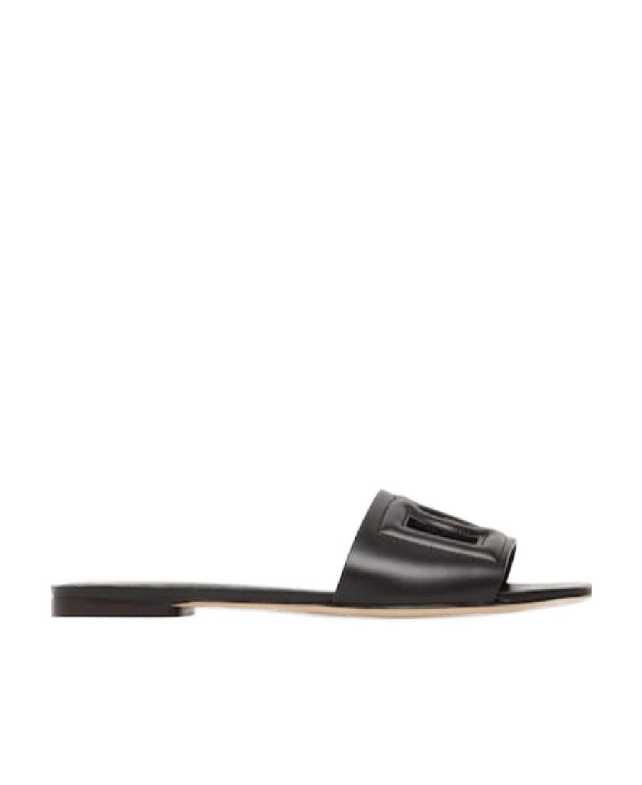 Dolce & Gabbana Bianca Logo Slippers