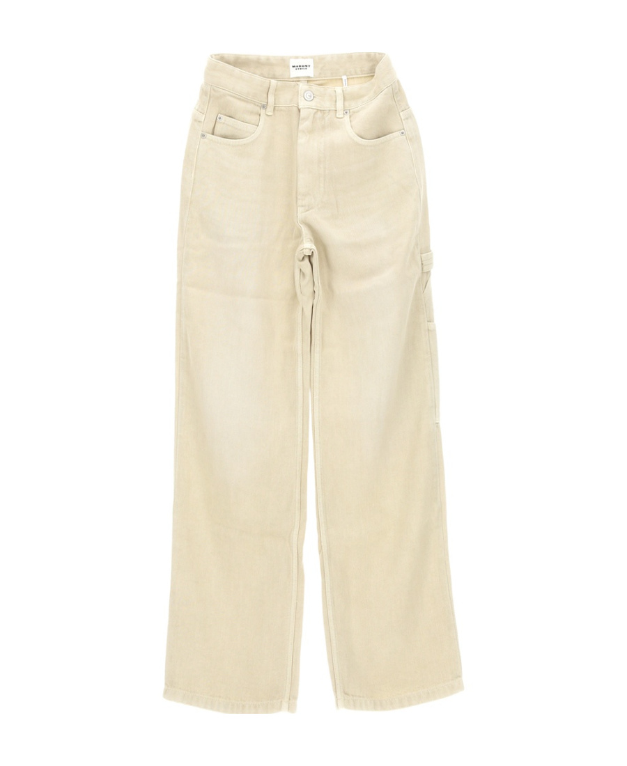 Isabel Marant Étoile Mara Straight-leg Jeans In Nude