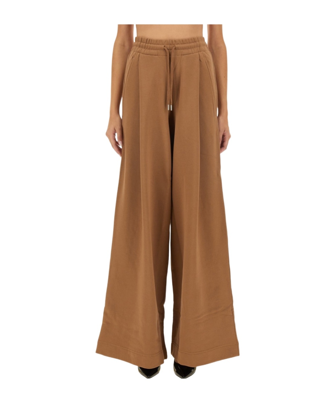 Shop Dries Van Noten Drawstring Casual Pants In Brown