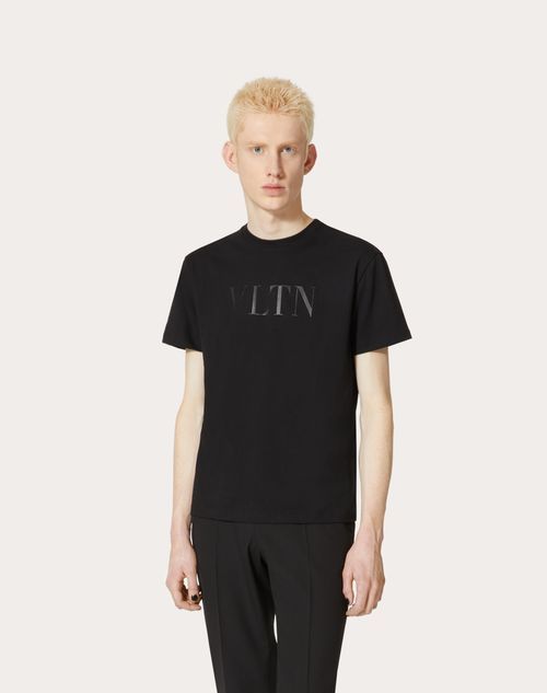 Valentino Basic Crew Neck T-shirt In Black
