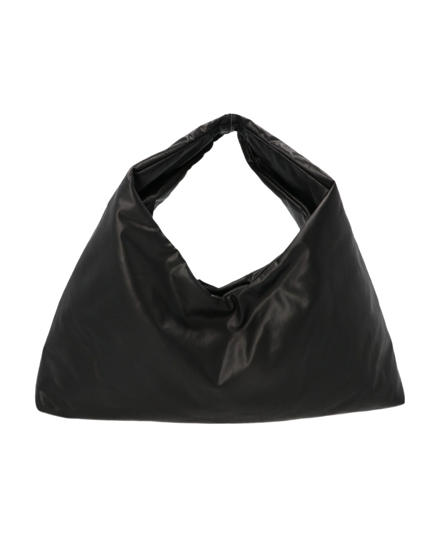 Kassl Anchor Drawstring Shoulder Bag In Black