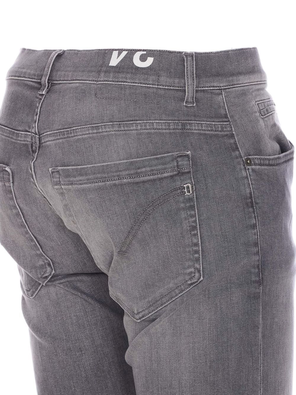 Dondup Slim-fit Gray Denim Jeans In Gray
