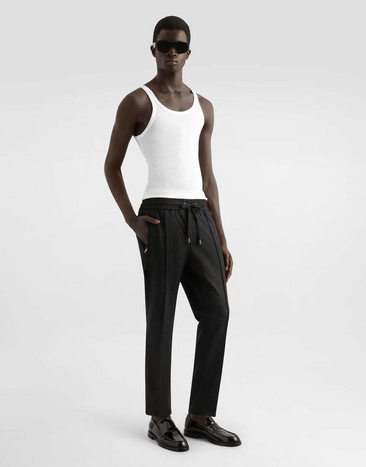 Dolce & Gabbana Jersey Tank Top In White
