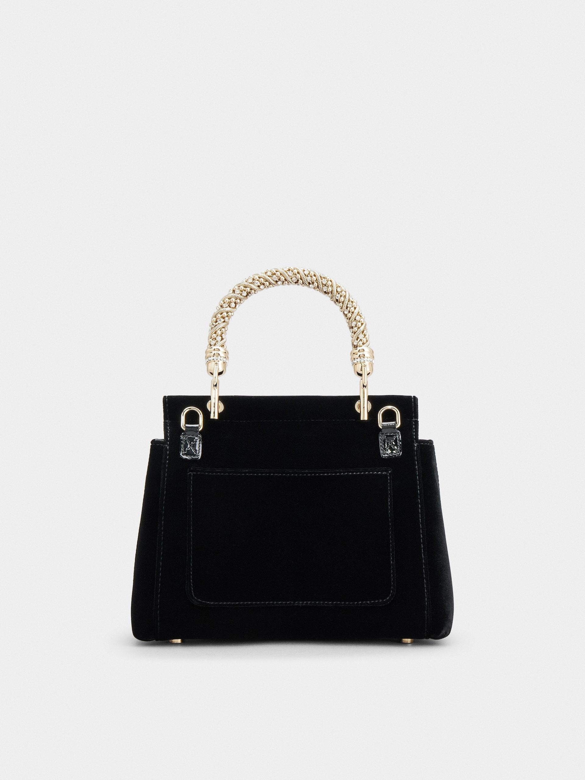 Roger Vivier Viv' Flower Strass Trumpet Daily Package In Black