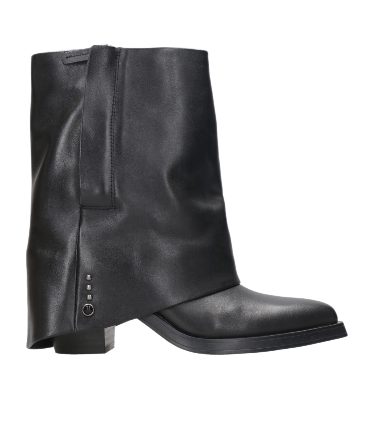 Ash Round-headed Short Boots In Black