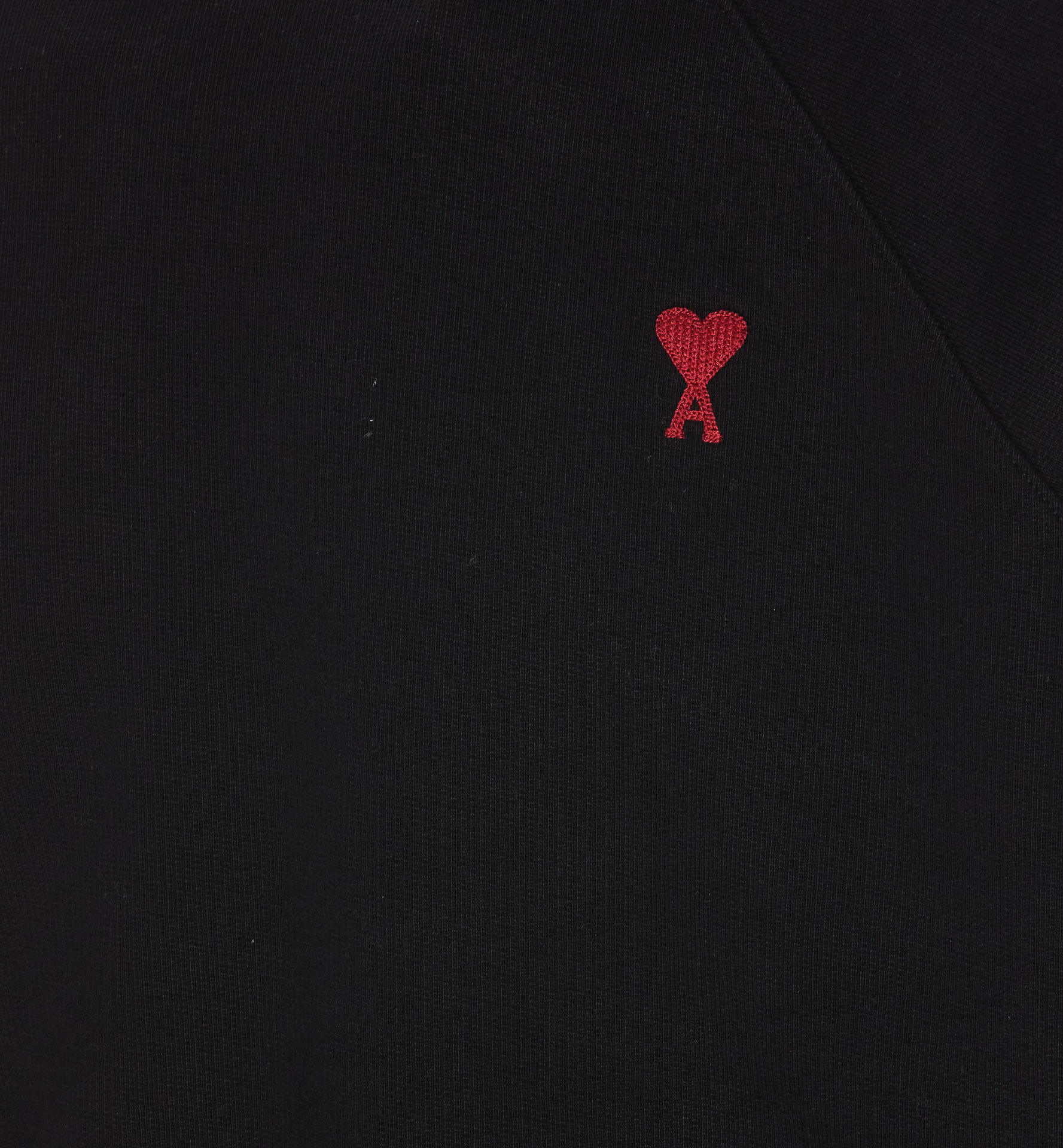 Ami Alexandre Mattiussi Ami Paris Ami De Coeur Crewneck Sweatshirt In Black