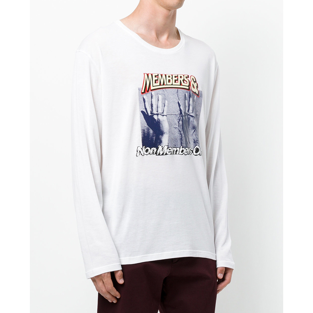 Stella Mccartney T-shirt With Round Neck And Long Sleeves In White