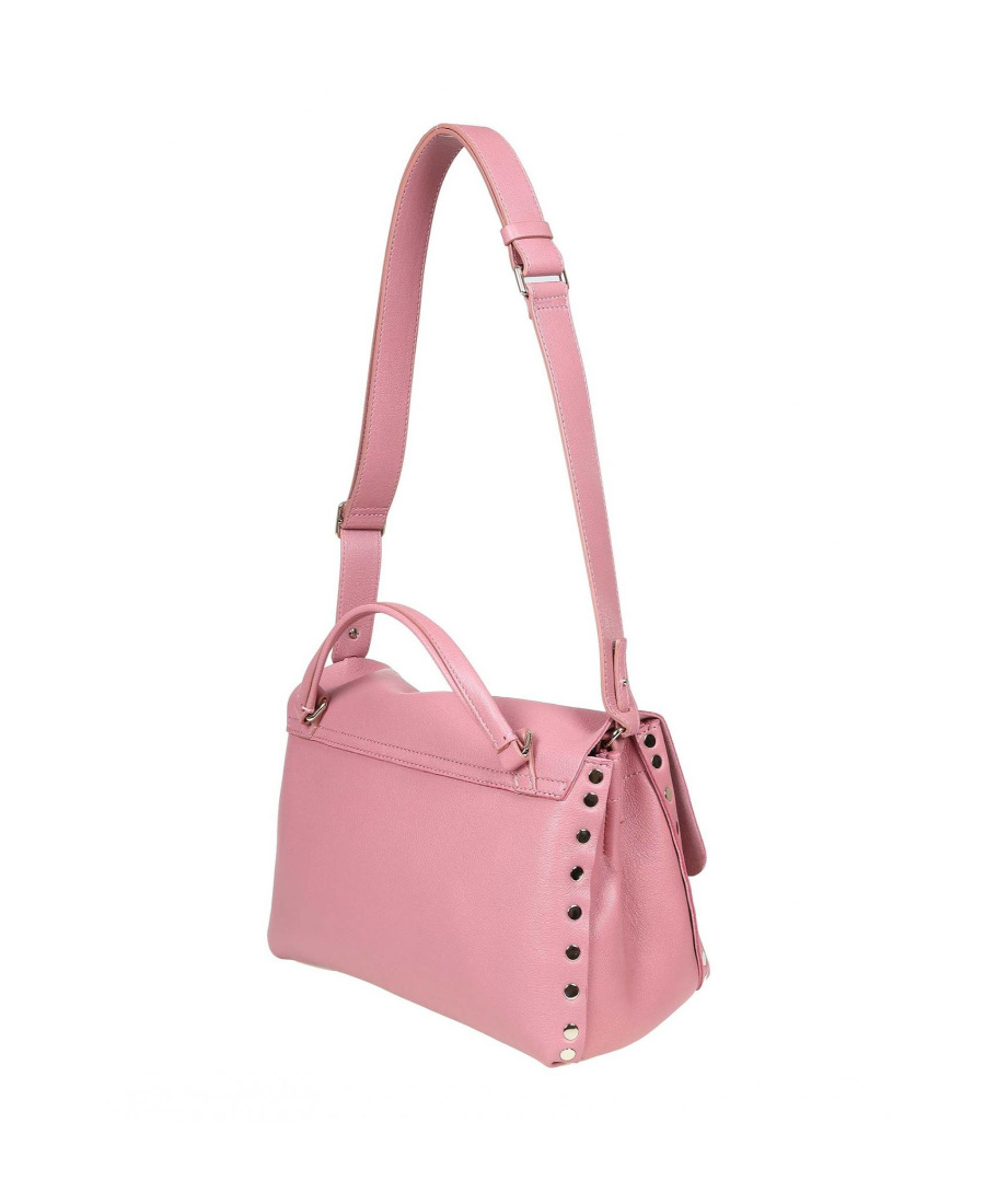 Zanellato Postina Stud-detail Tote In Pink