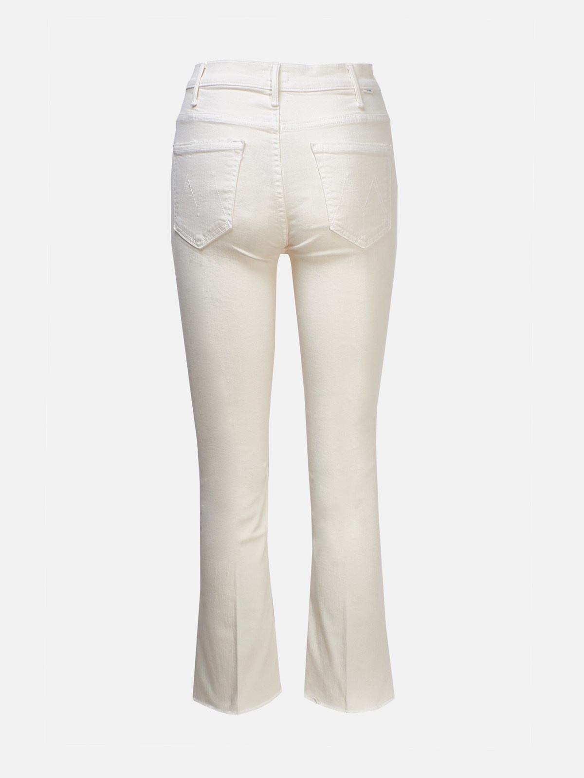 Mother 'the Hustler Ankle Fray' Jeans In White