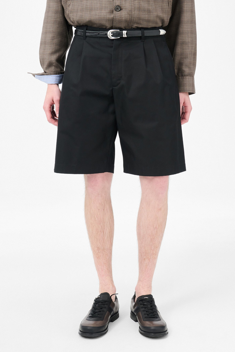 OUR LEGACY OUR LEGACY PONTE TWILL SHORTS