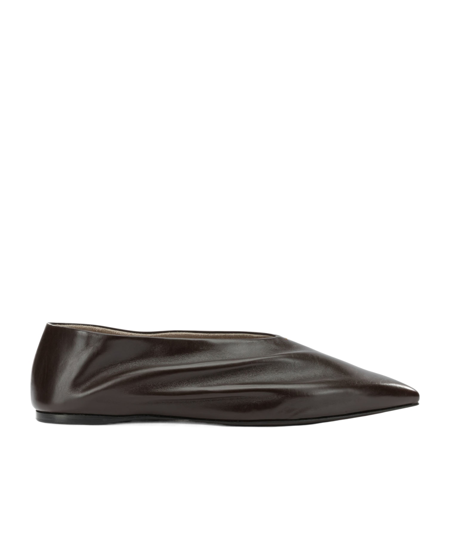 Khaite 'miriam' Classic Ballet Flats In Brown