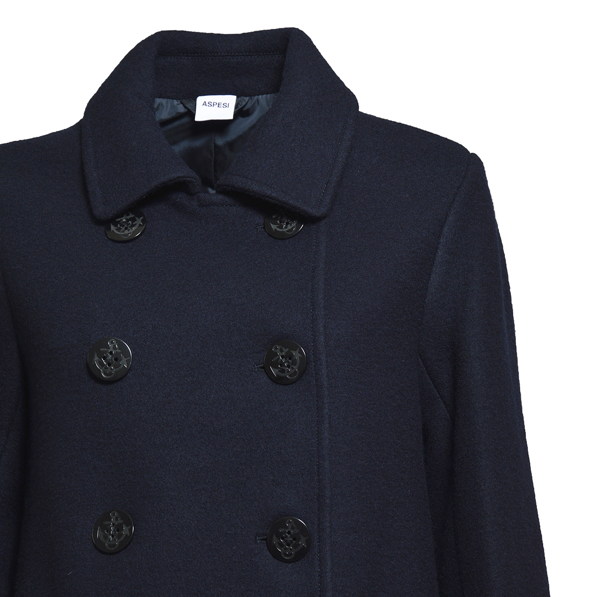 Aspesi Double-breasted Wool Coat