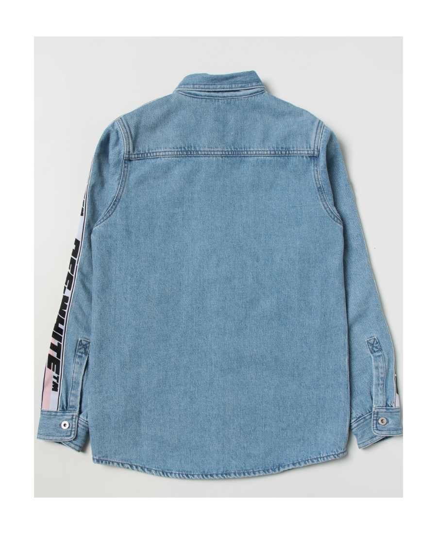 Off-white Logo Shirt In Blue