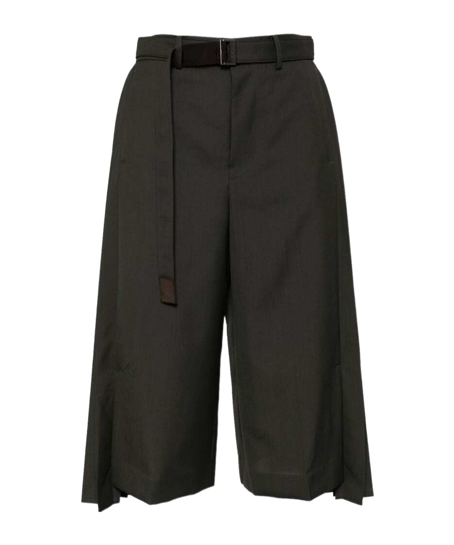 SACAI BELT-LOOP CASUAL PANTS