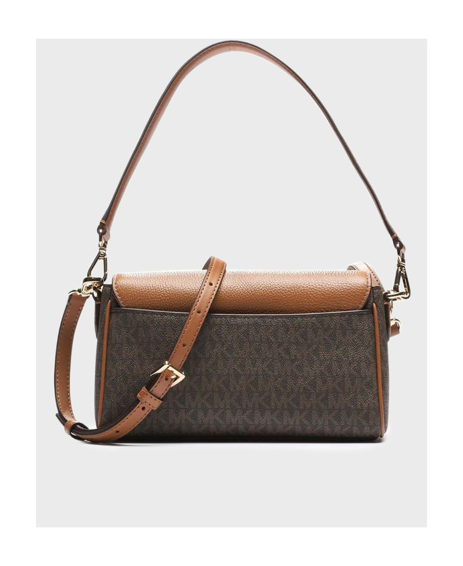 Michael Michael Kors Logo Shoulder Bag In Brown