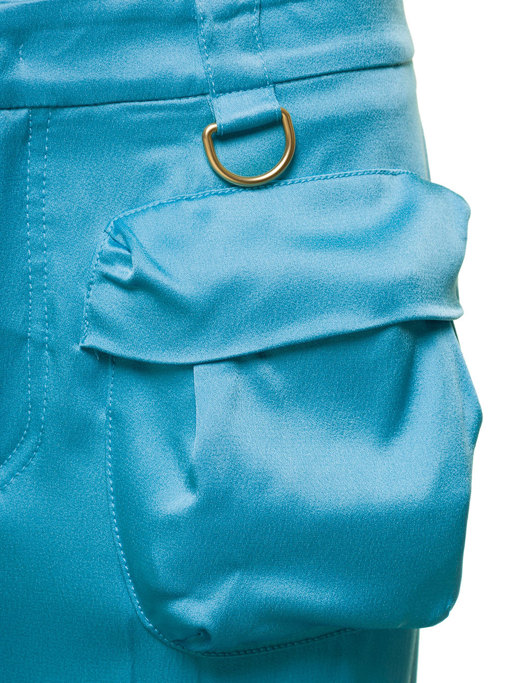Blumarine Cargo Raso In Green