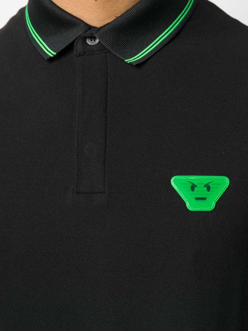 EMPORIO ARMANI LOGO DECAL SHORT-SLEEVED POLO SHIRT