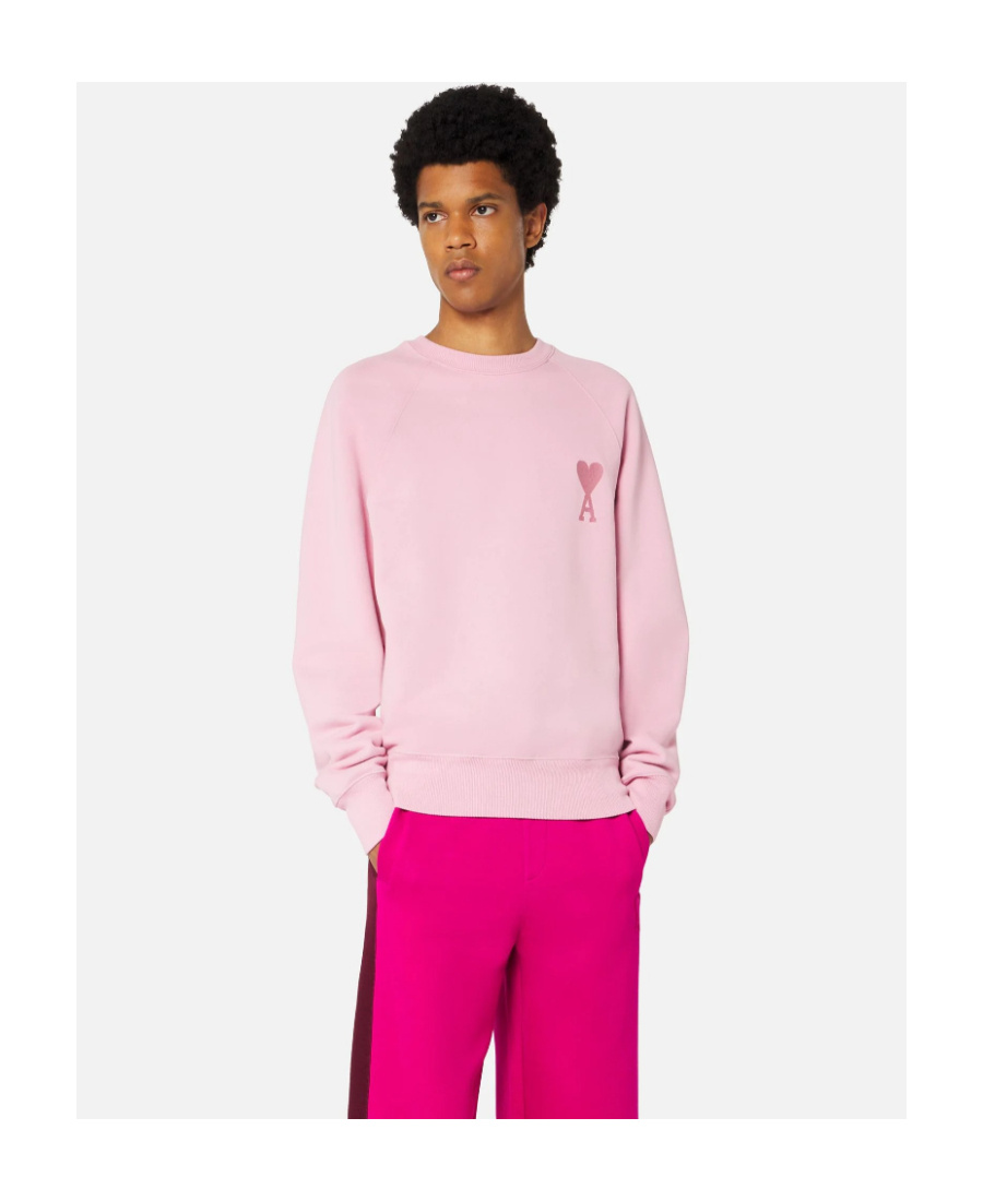 Ami Alexandre Mattiussi Ami De Coeur Sweatshirt In Pink