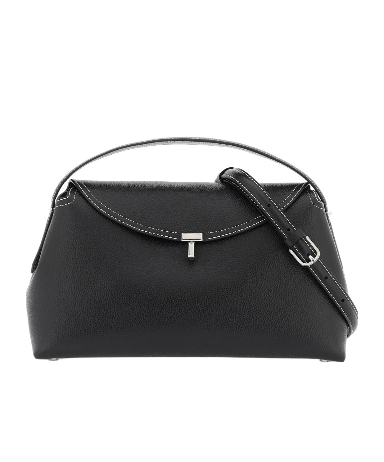 Totême Logo Shoulder Bag In Black