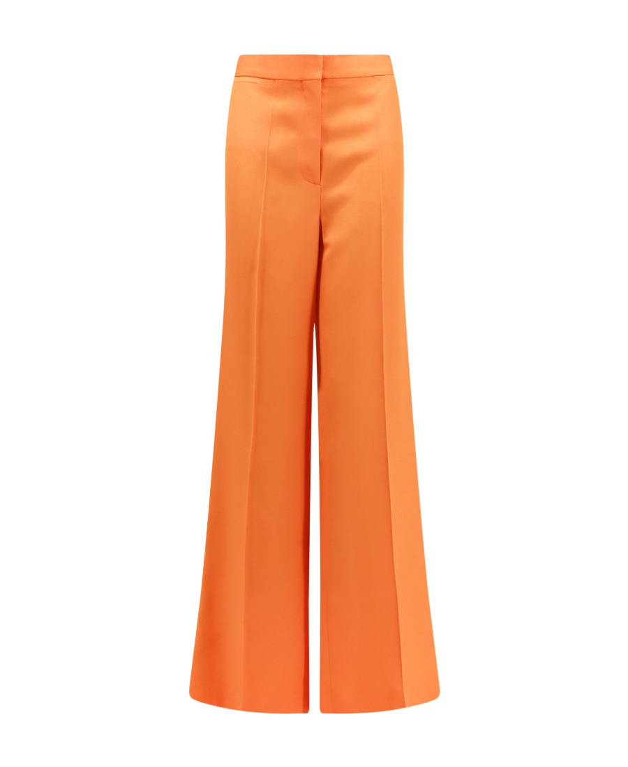 Stella Mccartney Mid-rise Flared Trousers In Orange