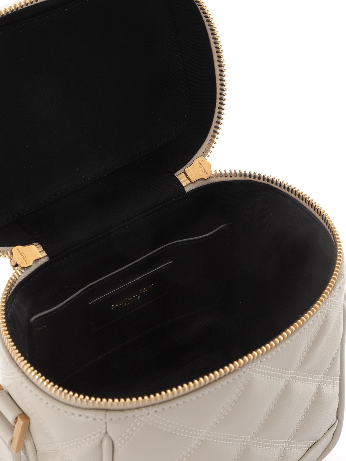 Saint Laurent 80s Vanity Quilted Shoulder Bag In Nude