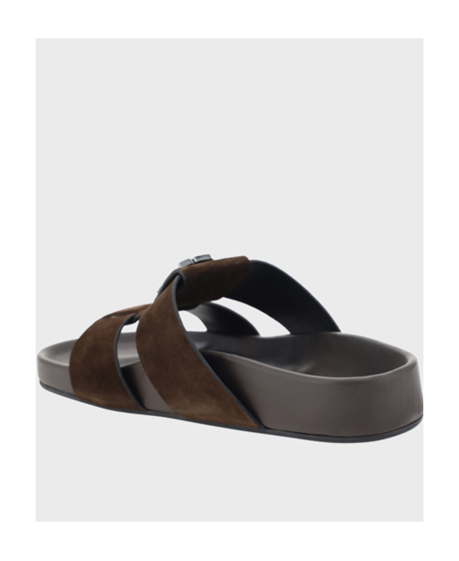 Christian Louboutin Dhabubizz Suede Sandal In Black